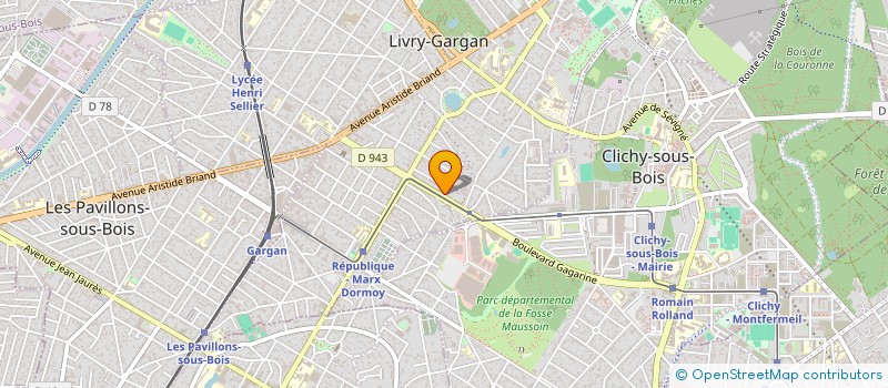 localisation de l'entreprise L.A HOLDING  LIVRY-GARGAN