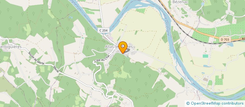 localisation de l'entreprise L&A HOMES  ALLAS-LES-MINES