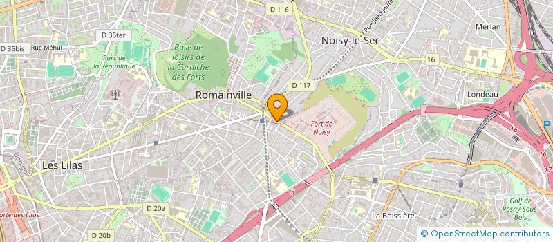 localisation de l'entreprise L.A IMMO à NOISY-LE-SEC