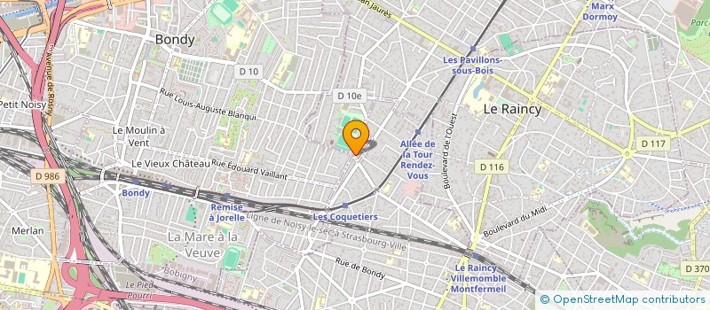localisation de l'entreprise L.A. IMMO à LES PAVILLONS-SOUS-BOIS