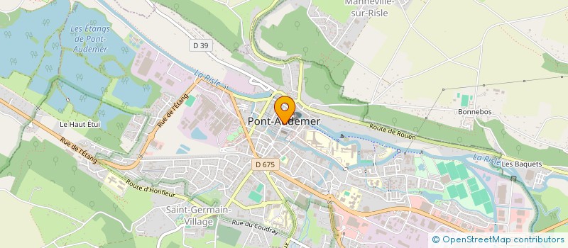 localisation de l'entreprise L&A IMMOBILIER ASSOCIES à PONT-AUDEMER