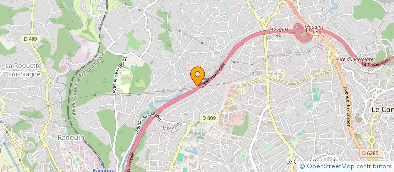 localisation de l'entreprise L.A. IMMOBILIER ET INVESTISSEMENT à MOUGINS