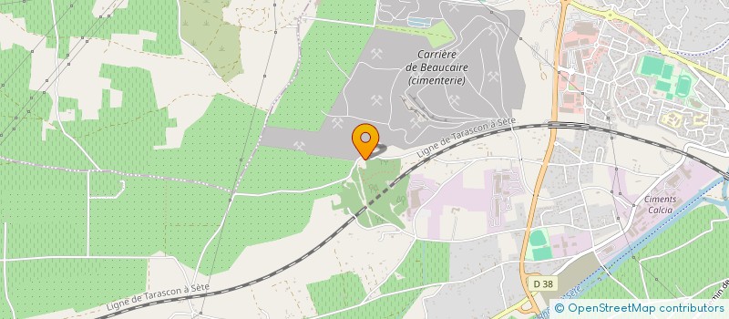 localisation de l'entreprise L&A INGENIERIE à BEAUCAIRE