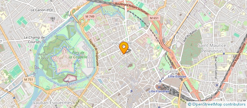 localisation de l'entreprise L.A. INVEST à LILLE
