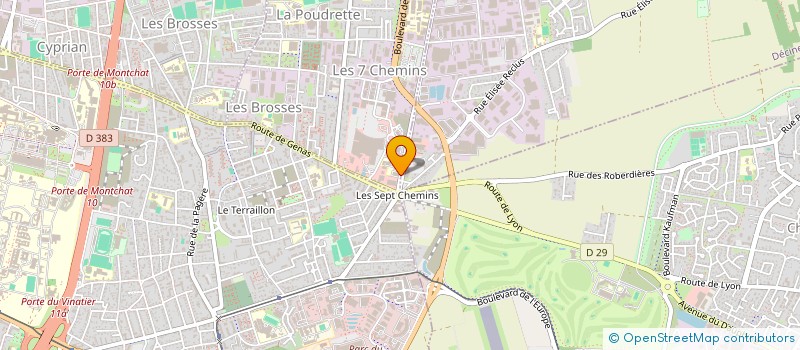 localisation de l'entreprise L.A. INVEST  VAULX-EN-VELIN