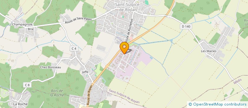 localisation de l'entreprise L.A. INVEST  SAINT-SULPICE-DE-ROYAN