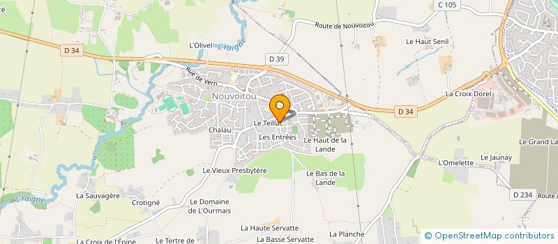 localisation de l'entreprise L.A. INVEST  NOUVOITOU