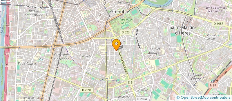 localisation de l'entreprise L&A INVEST  GRENOBLE