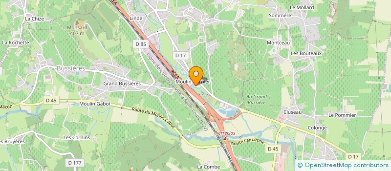 localisation de l'entreprise L.A INVESTISSEMENTS  ROCHE-VINEUSE (LA)