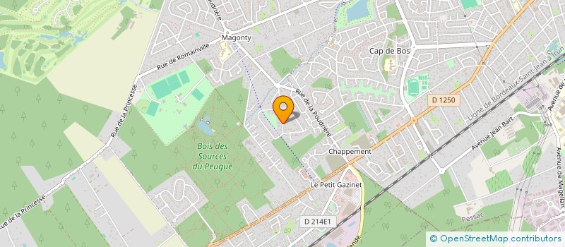 localisation de l'entreprise L-A-J  PESSAC