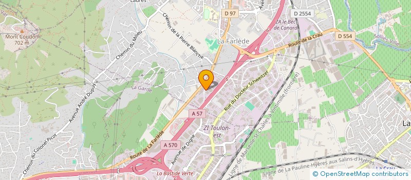 localisation de l'entreprise L.A.J. SERVICES A LA PERSONNE  LA FARLEDE