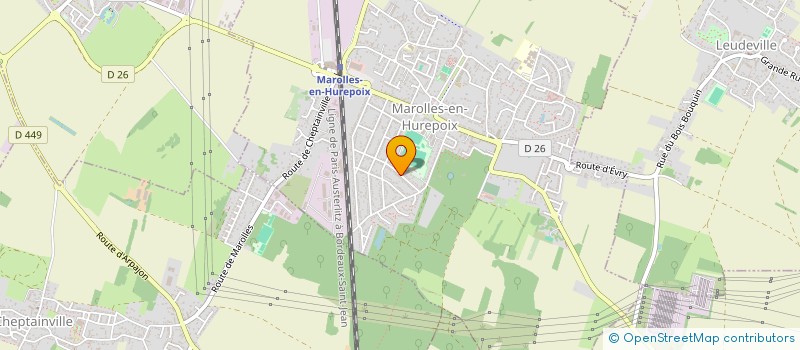 localisation de l'entreprise L.A.K.E (LES AMIS DU KENTUCKY SUR ESSONNE)  MAROLLES-EN-HUREPOIX