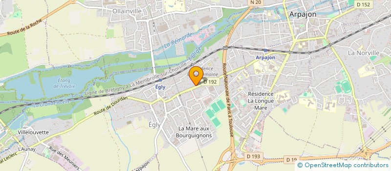 localisation de l'entreprise L A M à EGLY