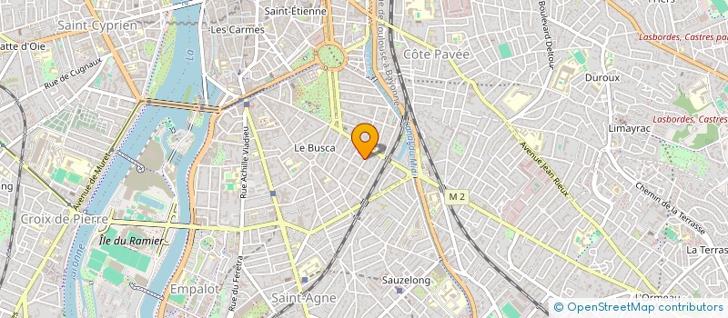 localisation de l'entreprise L.A.M.  BAGNERES-DE-LUCHON