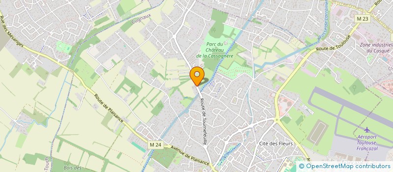 localisation de l'entreprise L.A.M.A  CUGNAUX