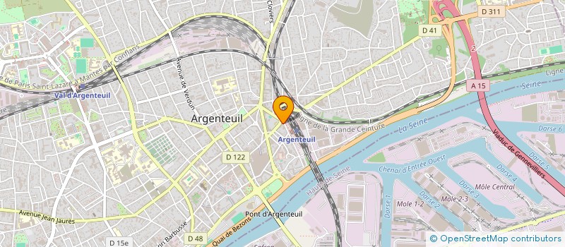 localisation de l'entreprise L A M I à ARGENTEUIL