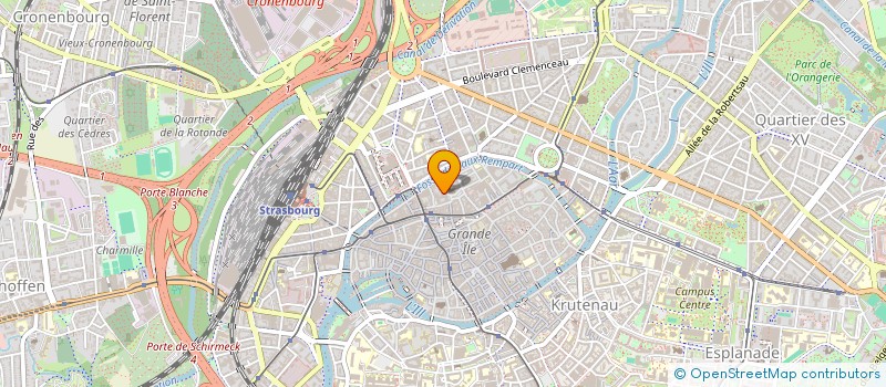localisation de l'entreprise L'A.M.I. AGENCE MULTIMEDIA D'INFORMATION à STRASBOURG