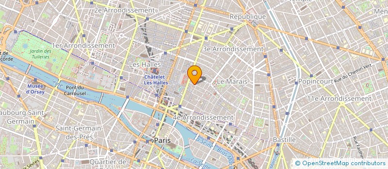 localisation de l'entreprise L A M ILE DE FRANCE  PARIS