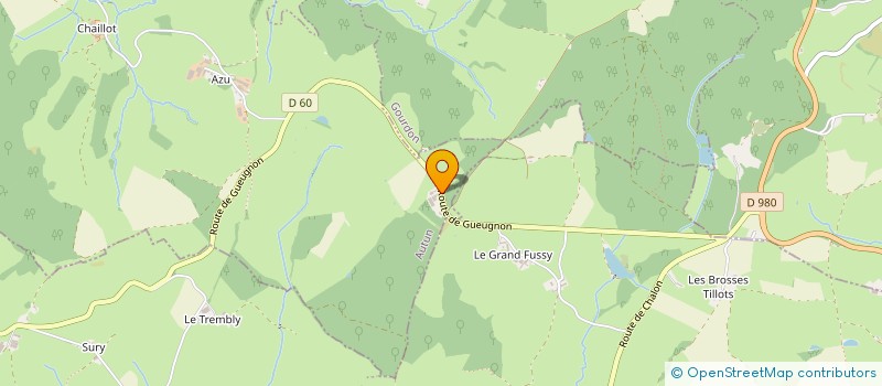 localisation de l'entreprise L.A.M. PAYSAGISTE  POUILLOUX