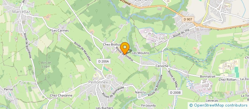 localisation de l'entreprise L.A MARECHAL-FERRANT  PEILLONNEX