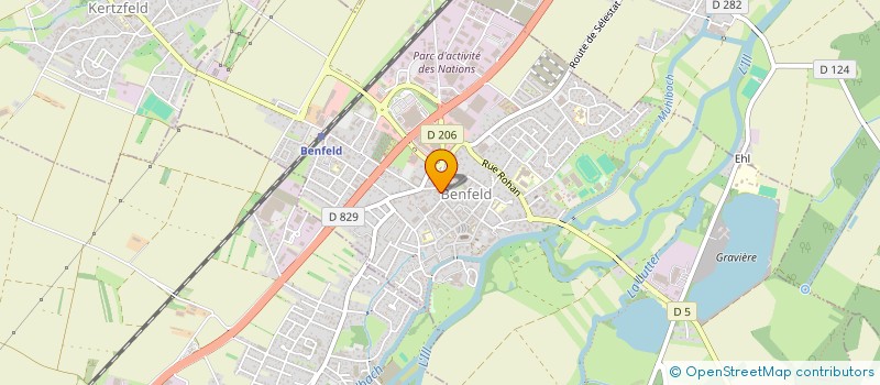 localisation de l'entreprise L&A MEDICAL  BENFELD