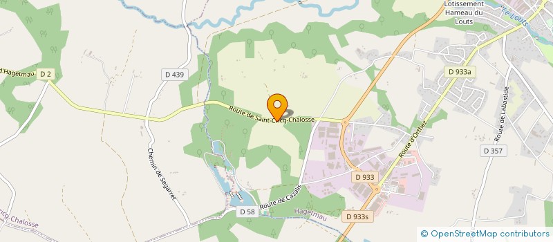 localisation de l'entreprise L A MENUISERIE  SERRESLOUS-ET-ARRIBANS