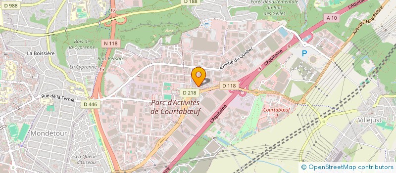 localisation de l'entreprise L.A MOTORS  VILLEBON-SUR-YVETTE