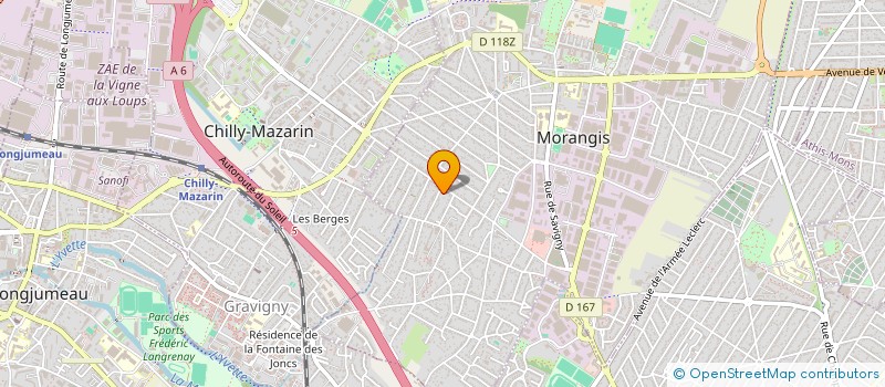 localisation de l'entreprise L.A.N.D-IMMO à MORANGIS