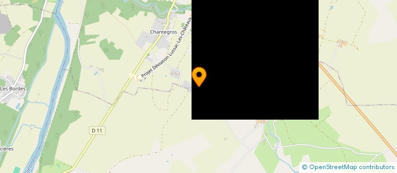 localisation de l'entreprise L.A.N.L  LUSSAC-LES-CHATEAUX