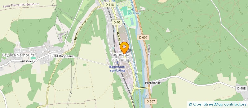 localisation de l'entreprise L.A.NEXT  BAGNEAUX-SUR-LOING