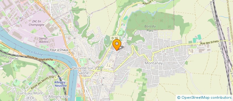 localisation de l'entreprise L.A.P.P.A.R.T  NEUVILLE SUR SAONE