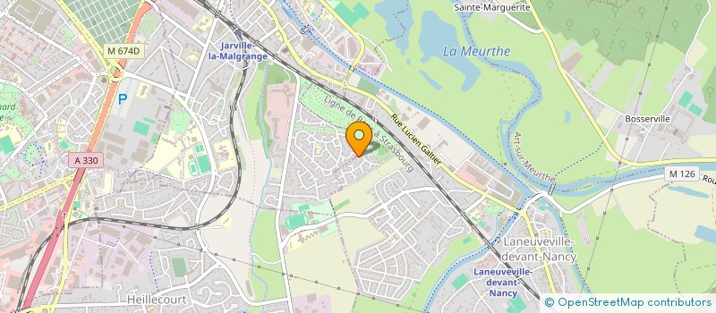 localisation de l'entreprise L'A.PAILLETTES  LANEUVEVILLE-DEVANT-NANCY