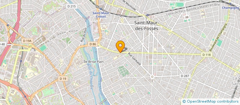 localisation de l'entreprise L.A PARTNERS à SAINT-MAUR-DES-FOSSES