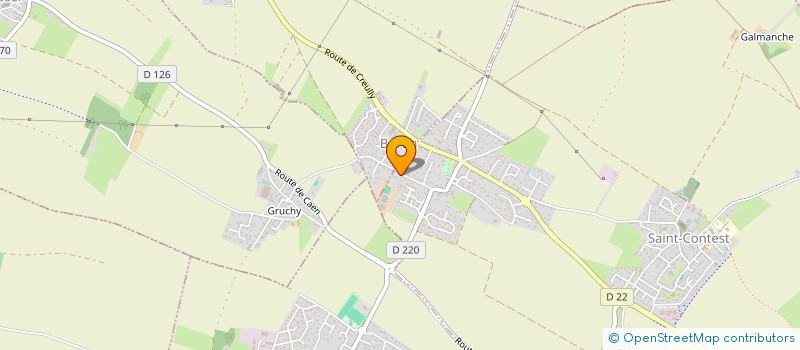 localisation de l'entreprise L.A PICKEU  SAINT-CONTEST