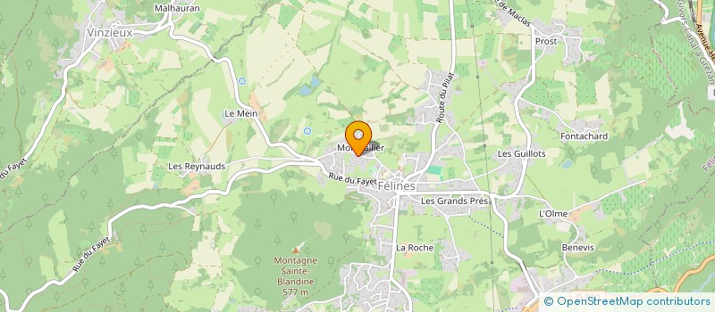 localisation de l'entreprise L.A PIERRE DECO  FELINES