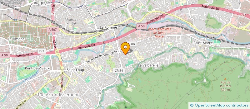 localisation de l'entreprise L.A PIZZA à MARSEILLE