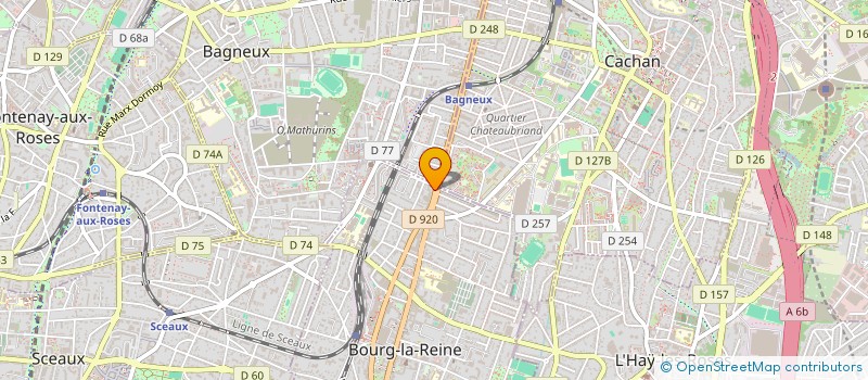 localisation de l'entreprise L.A PM à BOURG-LA-REINE