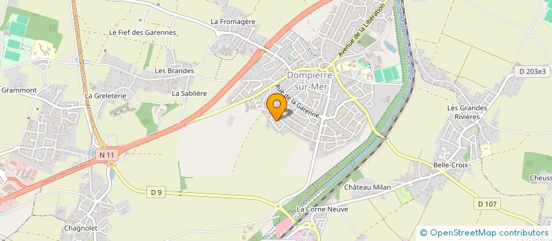 localisation de l'entreprise L&A PROTECT  DOMPIERRE-SUR-MER