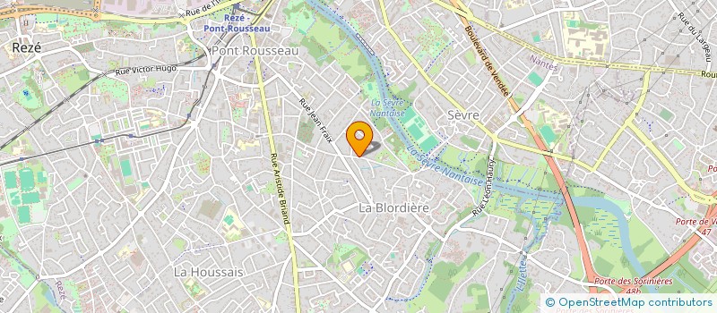 localisation de l'entreprise L.A.R.C.  REZE