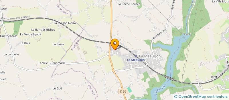 localisation de l'entreprise L A R M  LA MEAUGON