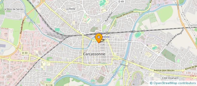localisation de l'entreprise L.A.S. à CARCASSONNE