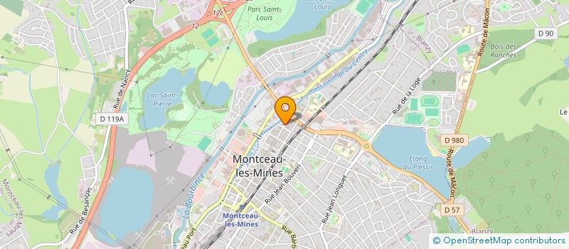 localisation de l'entreprise L.A.S. à MONTCEAU-LES-MINES