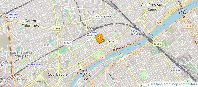 localisation de l'entreprise L.A.S ENERGIE CONSEIL  COURBEVOIE
