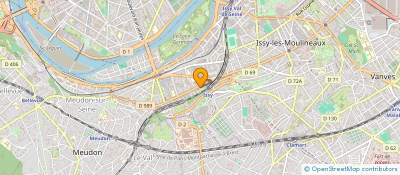 localisation de l'entreprise L.A.S. MINCEUR à ISSY-LES-MOULINEAUX