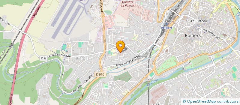 localisation de l'entreprise L A S O TULIPA à POITIERS