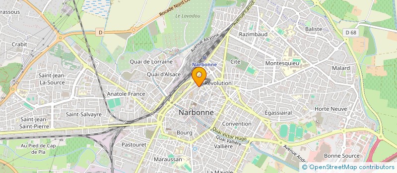 localisation de l'entreprise L.A.S.T. à NARBONNE