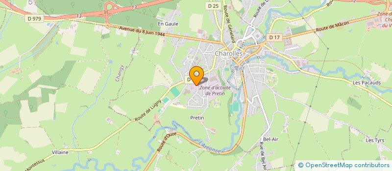 localisation de l'entreprise L.A. SOLAIRE  VITRY-EN-CHAROLLAIS