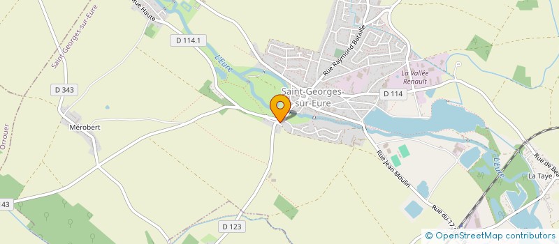 localisation de l'entreprise L.A. SOLUTIONS à BAILLEAU-LE-PIN