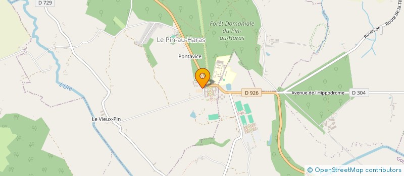 localisation de l'entreprise L.A SPORT à LE PIN-AU-HARAS