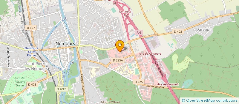 localisation de l'entreprise L.A.SUITE  NEMOURS